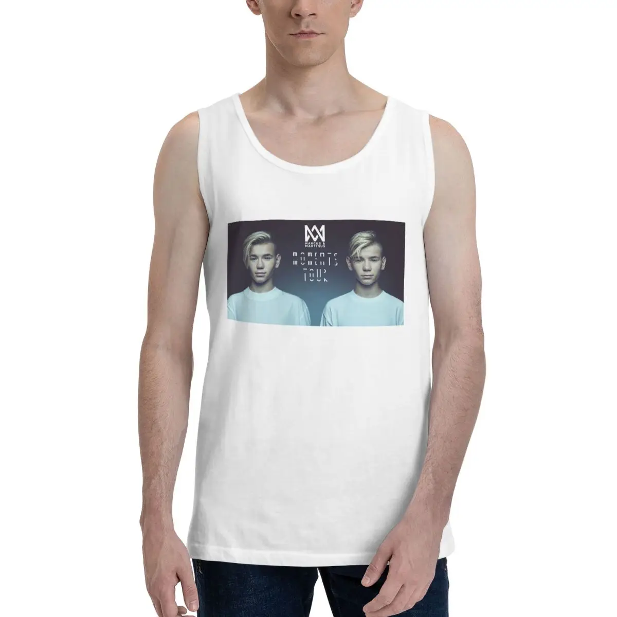 Marcus And Martinus Sweden Norway Eurovision Sudadera 100% de algodón para hombre, chaleco, ropa sin mangas, camisetas, camisetas sin mangas para hombre