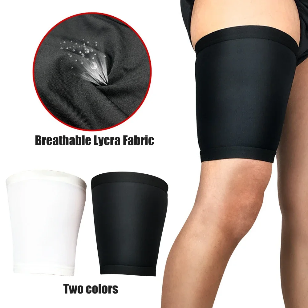 1Pair Outdoor Sports Upper Leg Sleeve Support Stretch Thigh Calf Brace Compression Cover Gym Fitness Sportswear Accessories