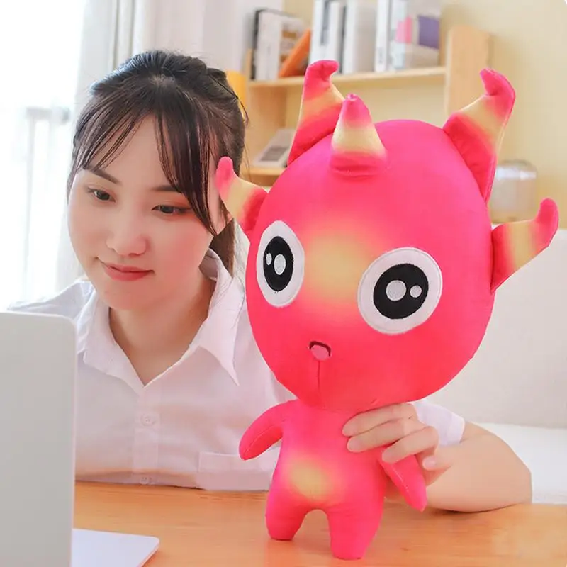 Fruit Plush Toys 15.7 Inch Throw Pillow Sleeping Companion Dragon Fruit Doll Cute Plushies Decoration For Kids