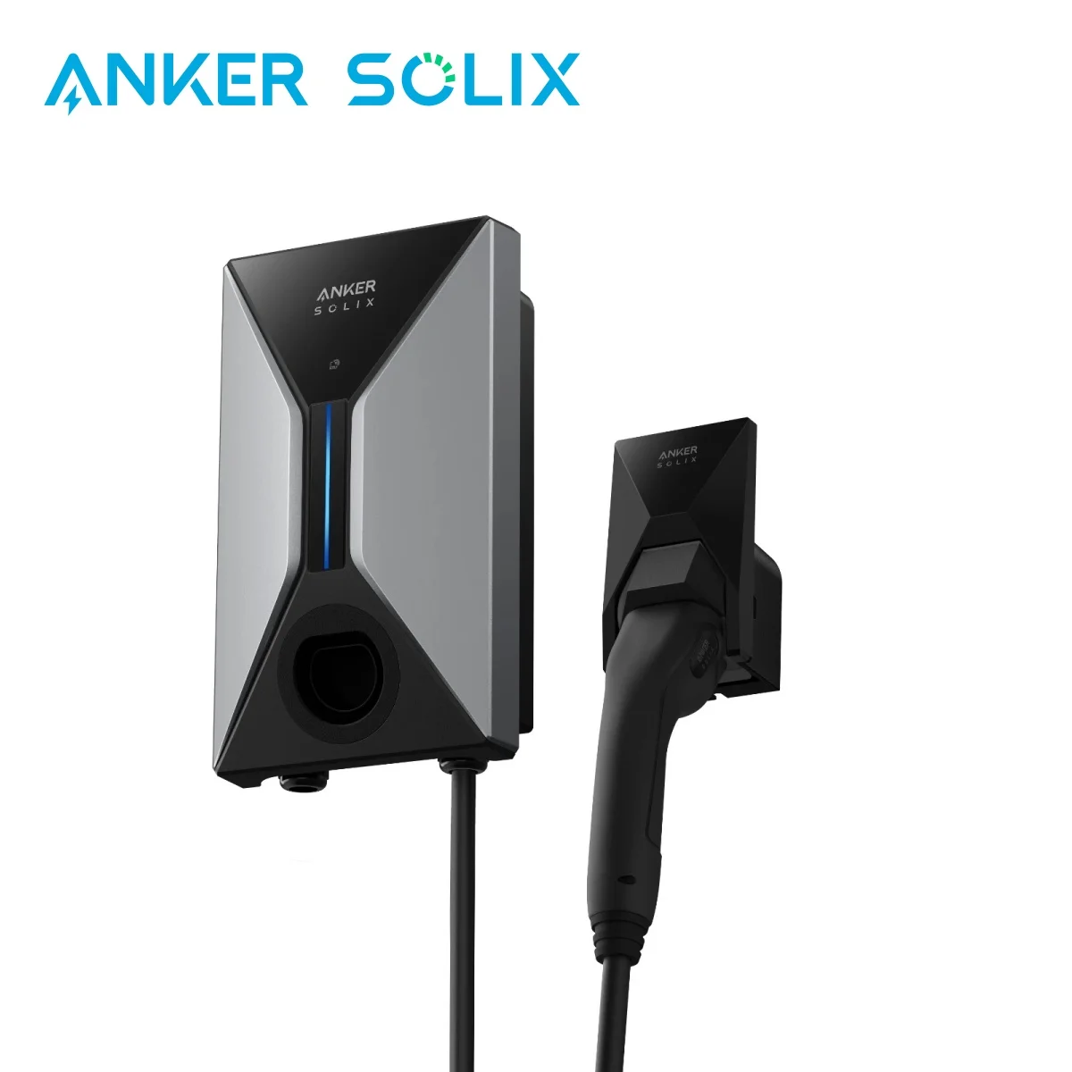 Anker SOLIX EV-Ladegerät 11KW Steckkabel Intelligente Elektroauto-Ladestation Kompatibel mit Anker Solix Balkon-Energiespeichersystem