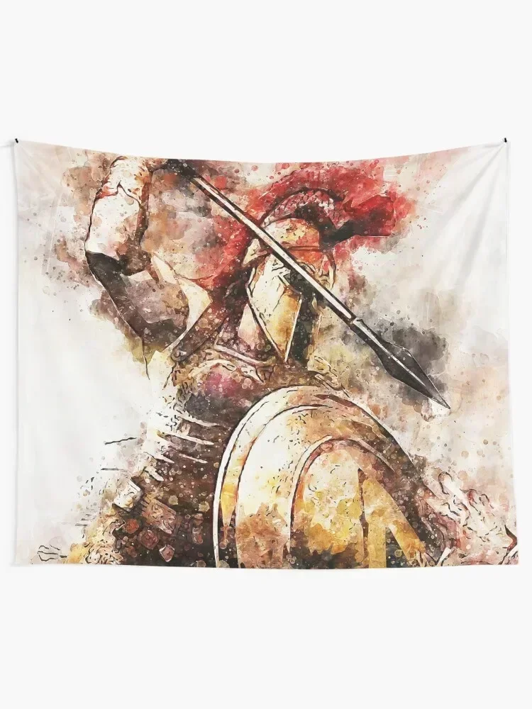 Spartan Hoplite Tapestry Wallpaper Decoration For Rooms Wall Coverings Tapestry