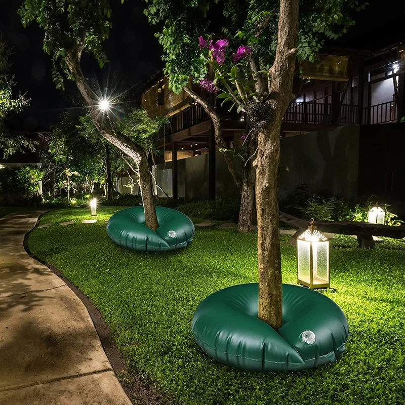 3pack Tree Watering Bags - 15 Gallon Slow Release Tree Rings, Thicken Automatic Drip Tree Watering Irrigation System