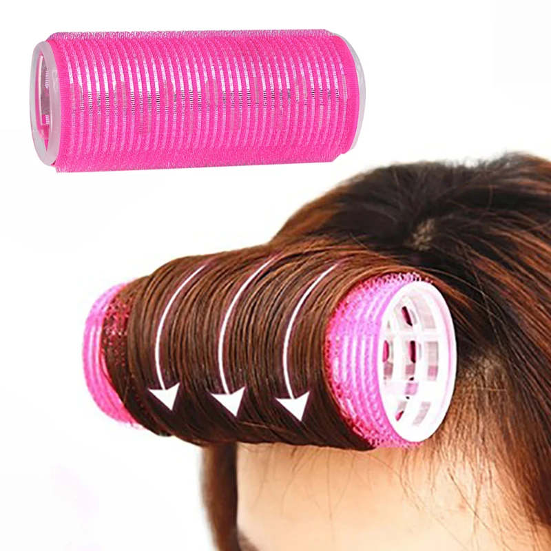 1pc Self-Adhesive Hair Roller Hairdressing For Home Use DIY Magic Large Hair Rollers Styling Roller Roll Hair Curler Beauty Tool