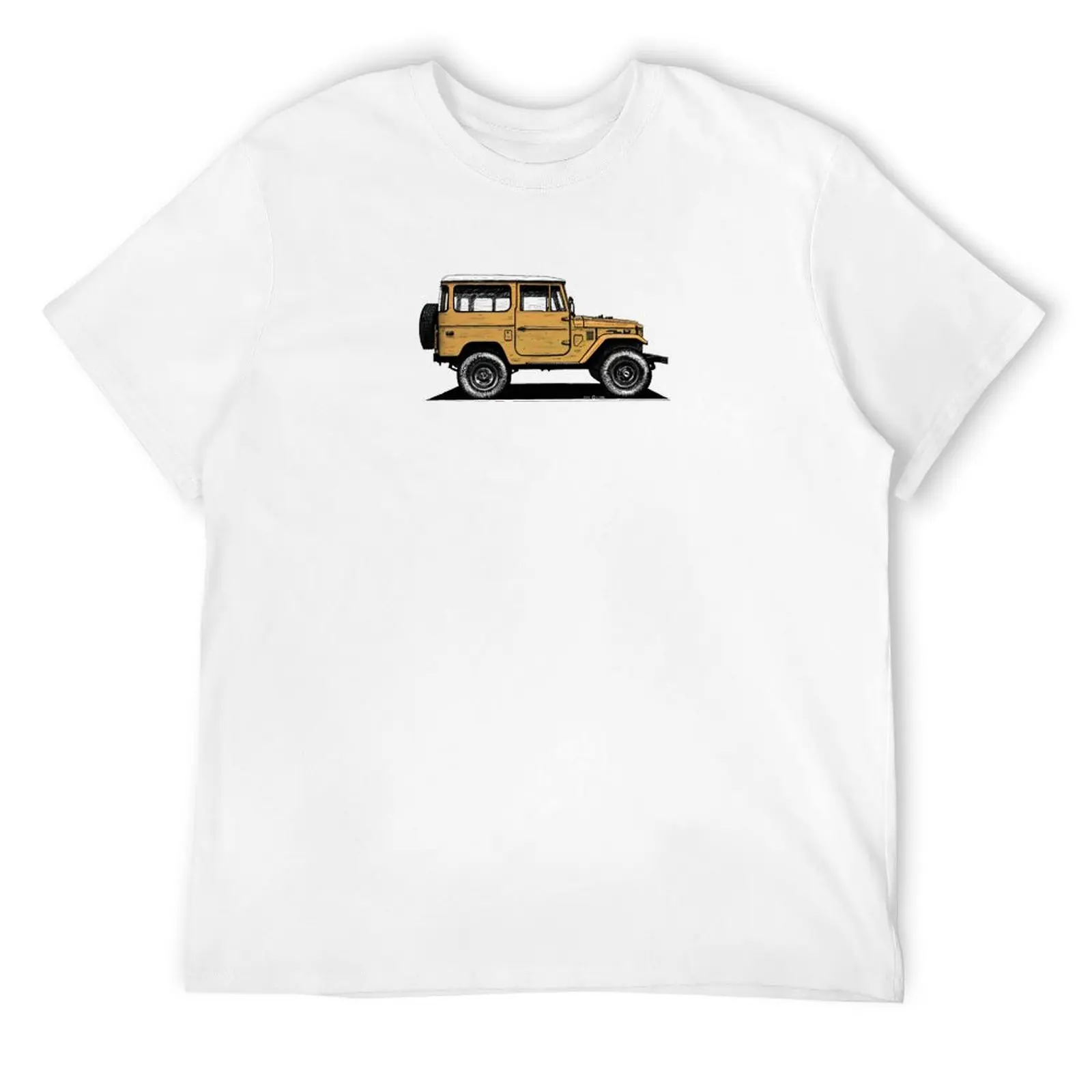 

Toyota FJ40 Land Cruiser Mustard Yellow T-Shirt baggy shirts summer 2025 anime figures plus size tops workout shirts for men