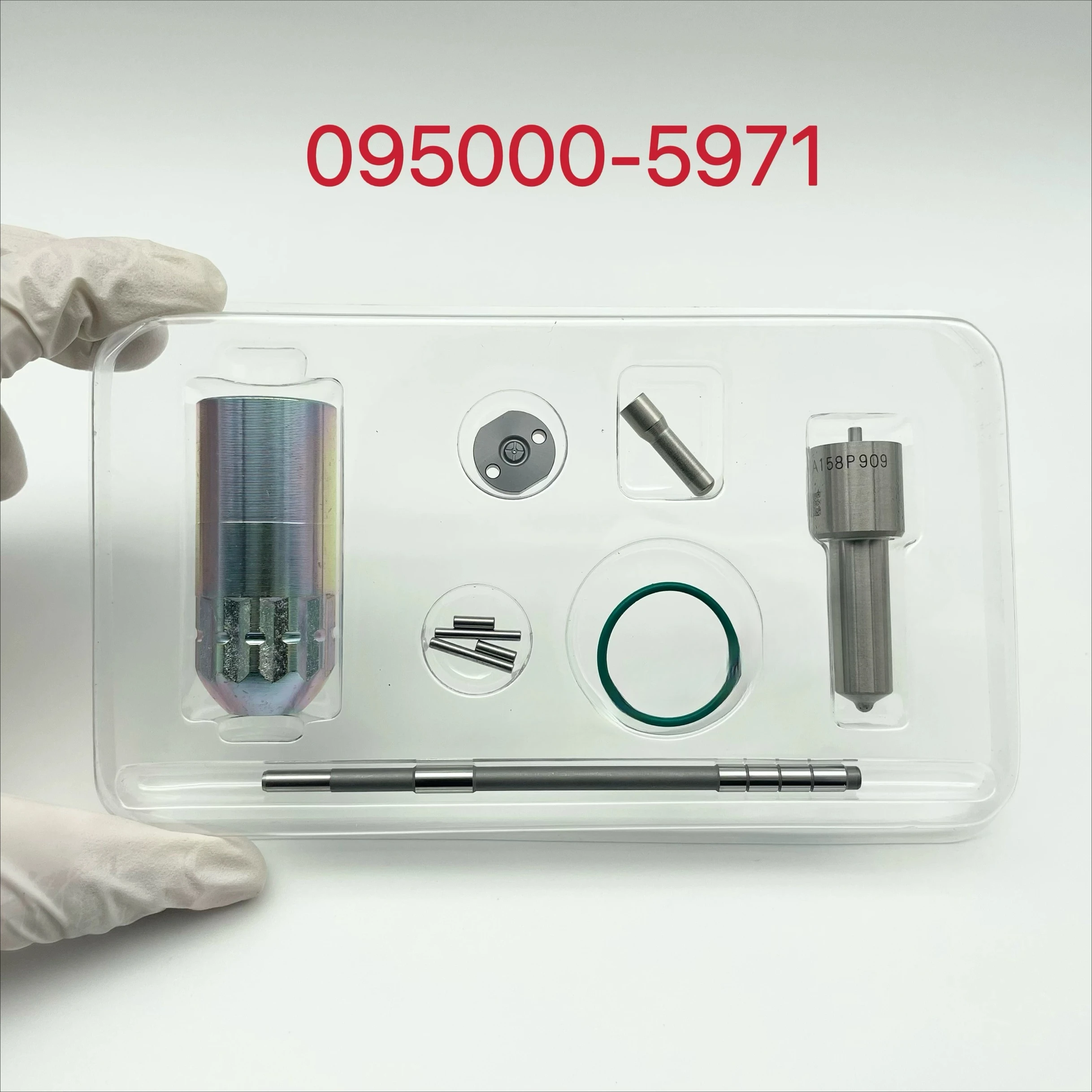 Fuel Injector Repair Overhaul Kit 095000-5971 095000-5972, Nozzle DLLA158P909, Customizable Diesel Injector Repair Parts