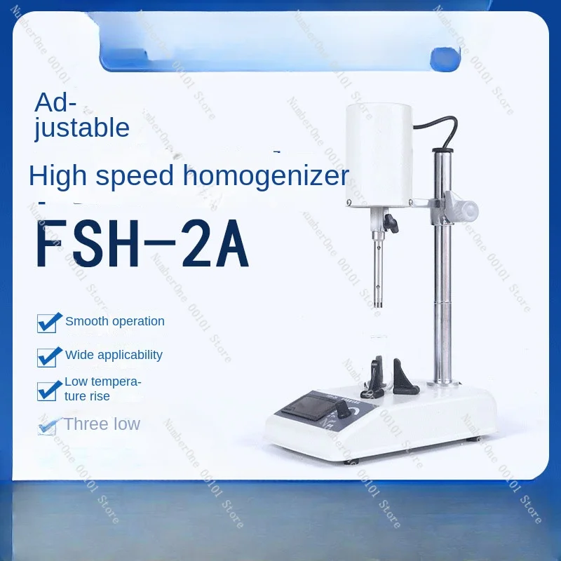 Adjustable High-Speed Homogenizer Laboratory Homogenizer Digital Display Emulsion Mixer Tissue Stamp Mill Manufacturer