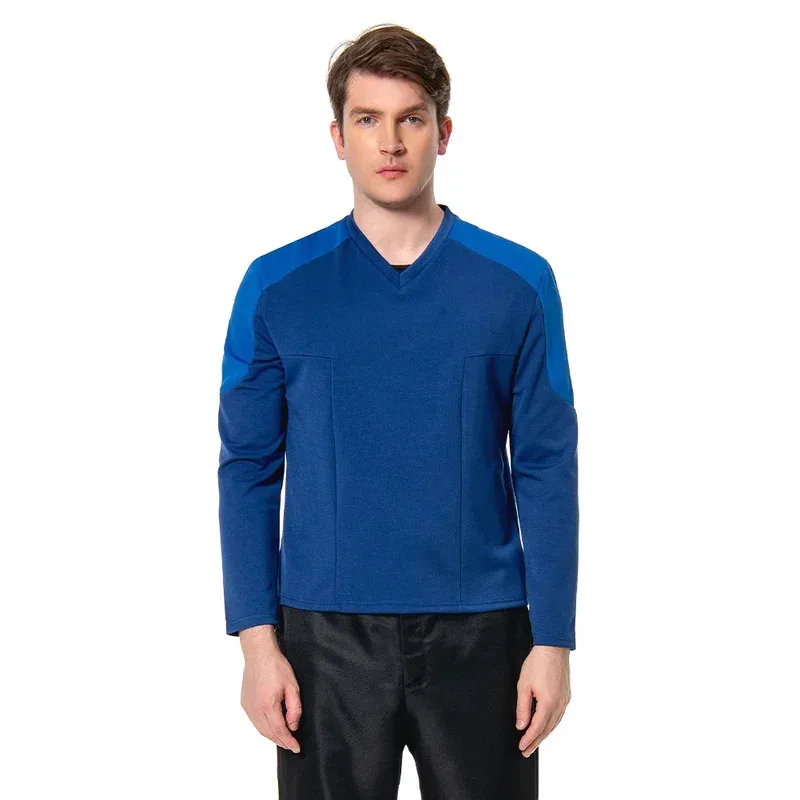 크리스토퍼 파이크 스팟 코스프레 판타지 TV 우주 여행 의상 소년 남성 성인 할로윈 카니발 변장 롤플레이 슈트