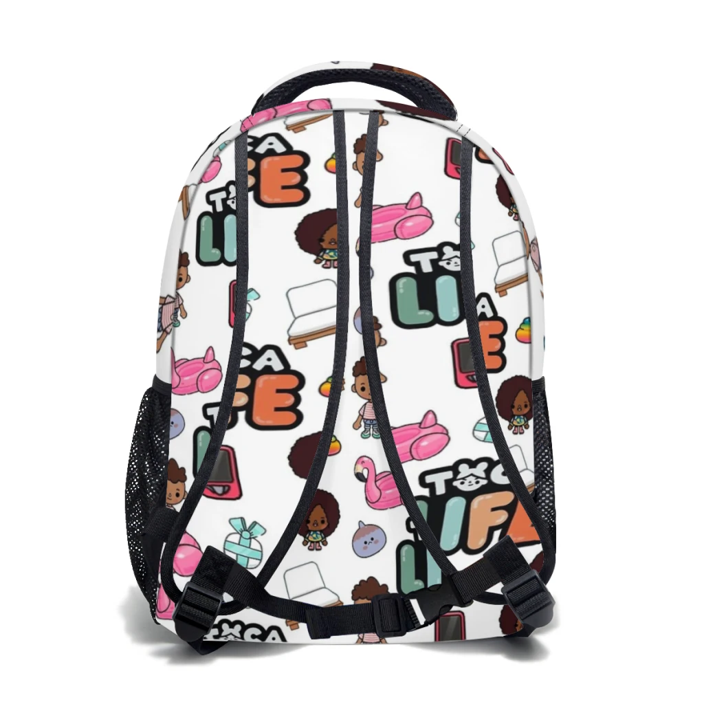 Toca boca-mochila escolar informal para niños, Bolsa Escolar ligera con estampado de dibujos animados, mochila juvenil de Anime