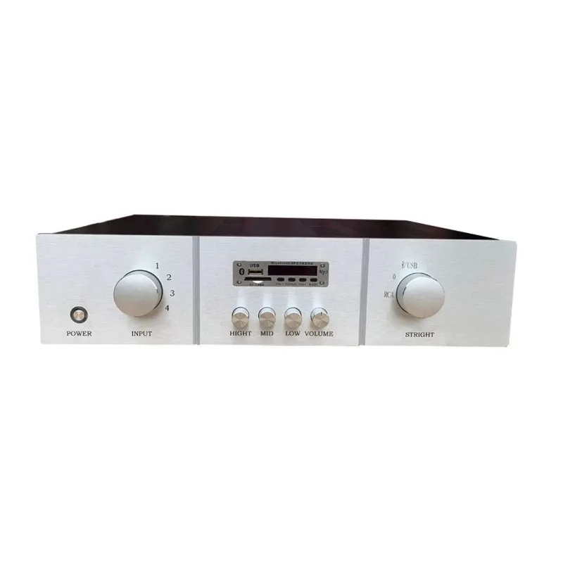 Amplifier Chassis Aluminum Hifi DIY Shell With Amplifier Board And Power Supply For Audiophile Audio Home Assembly Project