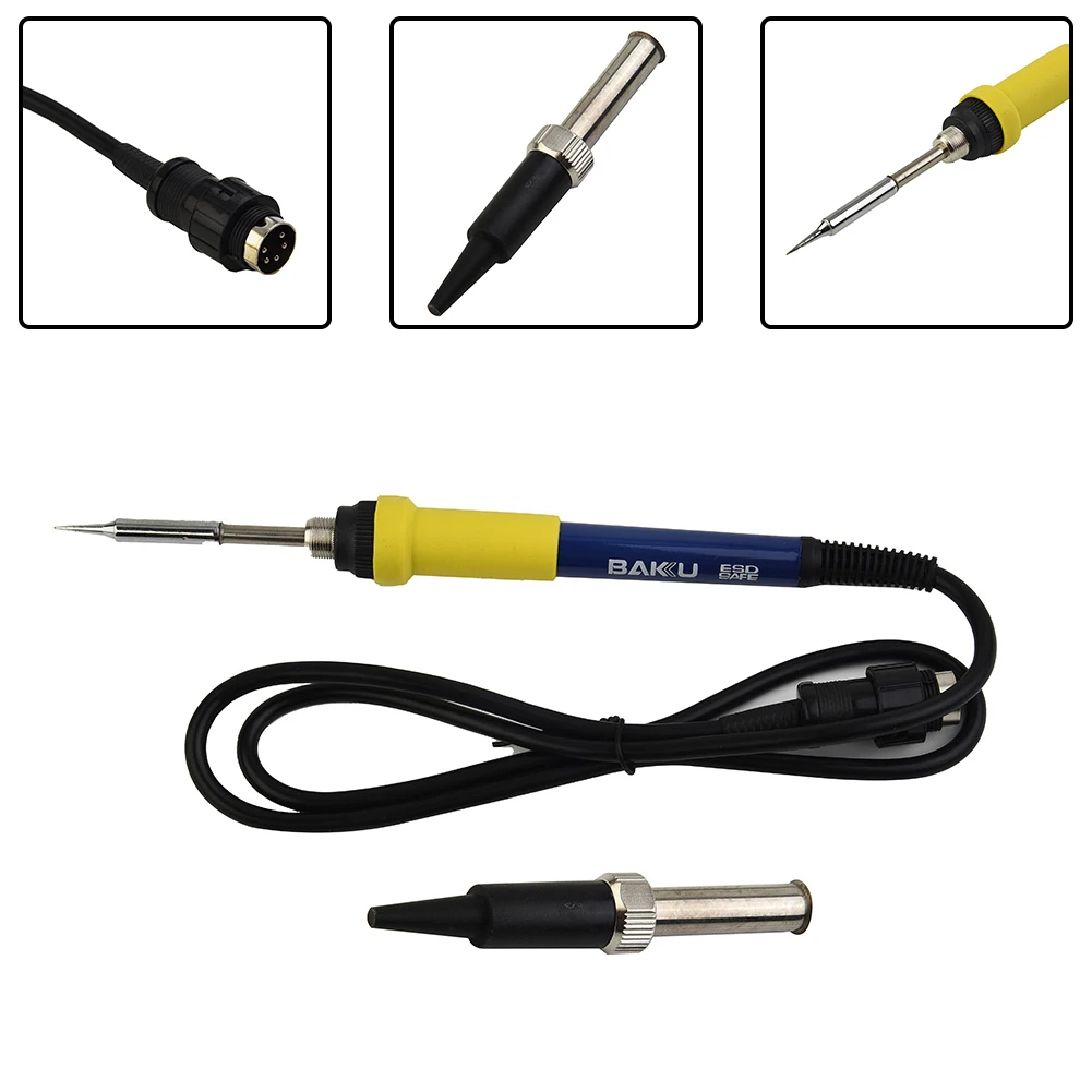 

BAKU Electric Soldering Iron Handle With DIN 5Pin Female Connector For ESD 878L2 601D 603D Welding Station Free Shipping