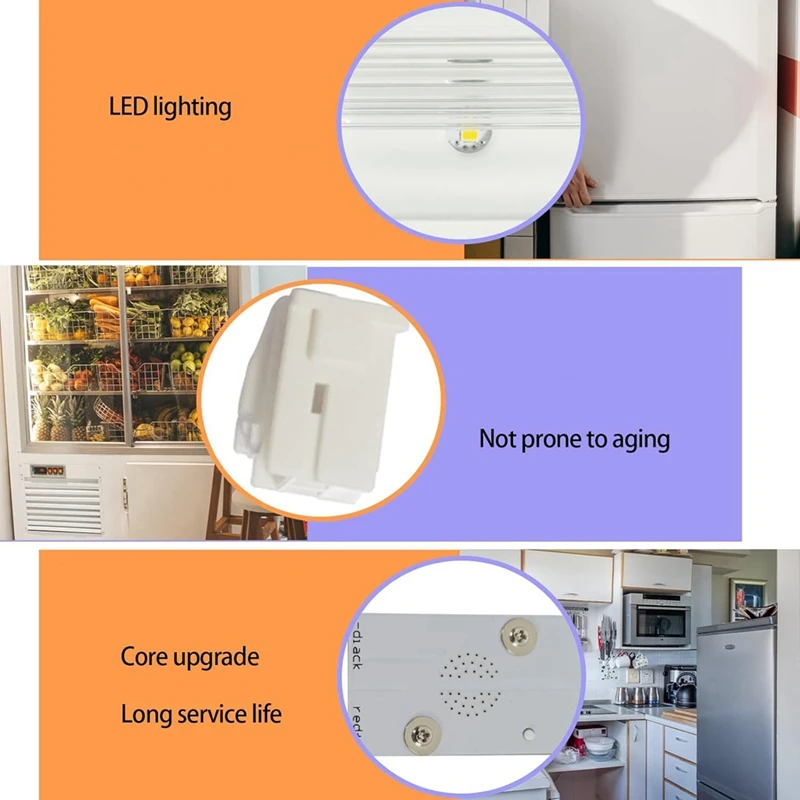 Imagem -06 - Substituição dos Componentes do Módulo de Luz Led W10695459 W10843353 W11205083 Whirlpool Kenmore Frigorífico 3pack