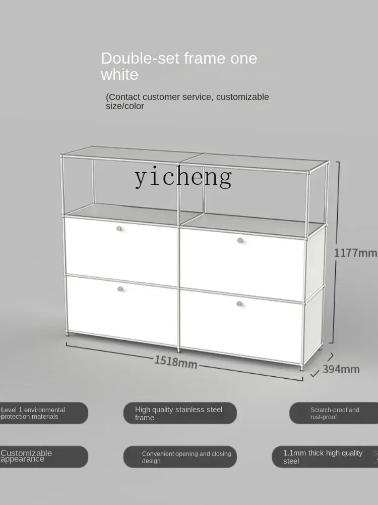 XL Display Stand Customized Stainless Steel Assembled Assembly Cabinet Home Use and Commercial Use Sideboard Cabinet