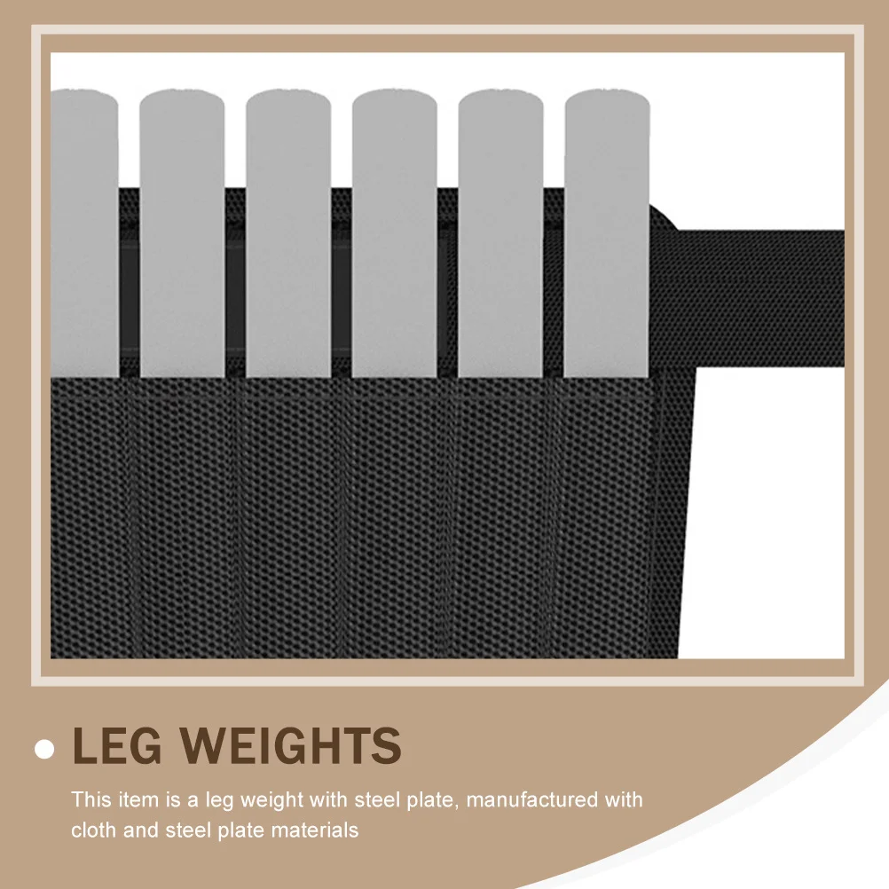 

1 set Adjustable Ankle Leg Weights Steel Plate Fitness Training Sandbags Running Exercise Stretchy Comfortable Leg Weights For