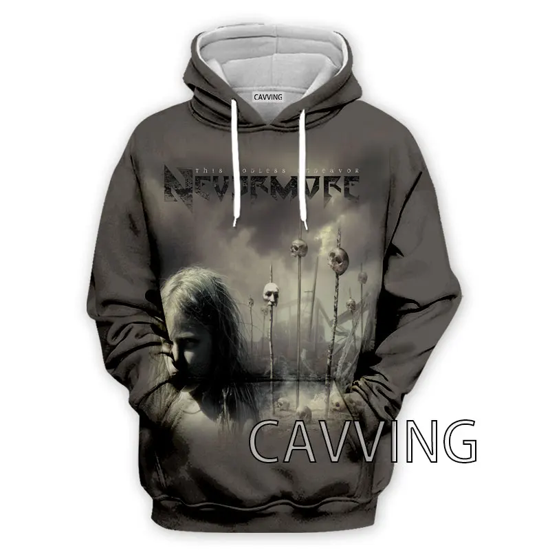 

CAVVING 3D Printed Nevermore Metal Band Fashion Hoodies Hooded Sweatshirts Harajuku Tops Clothing for Women/men