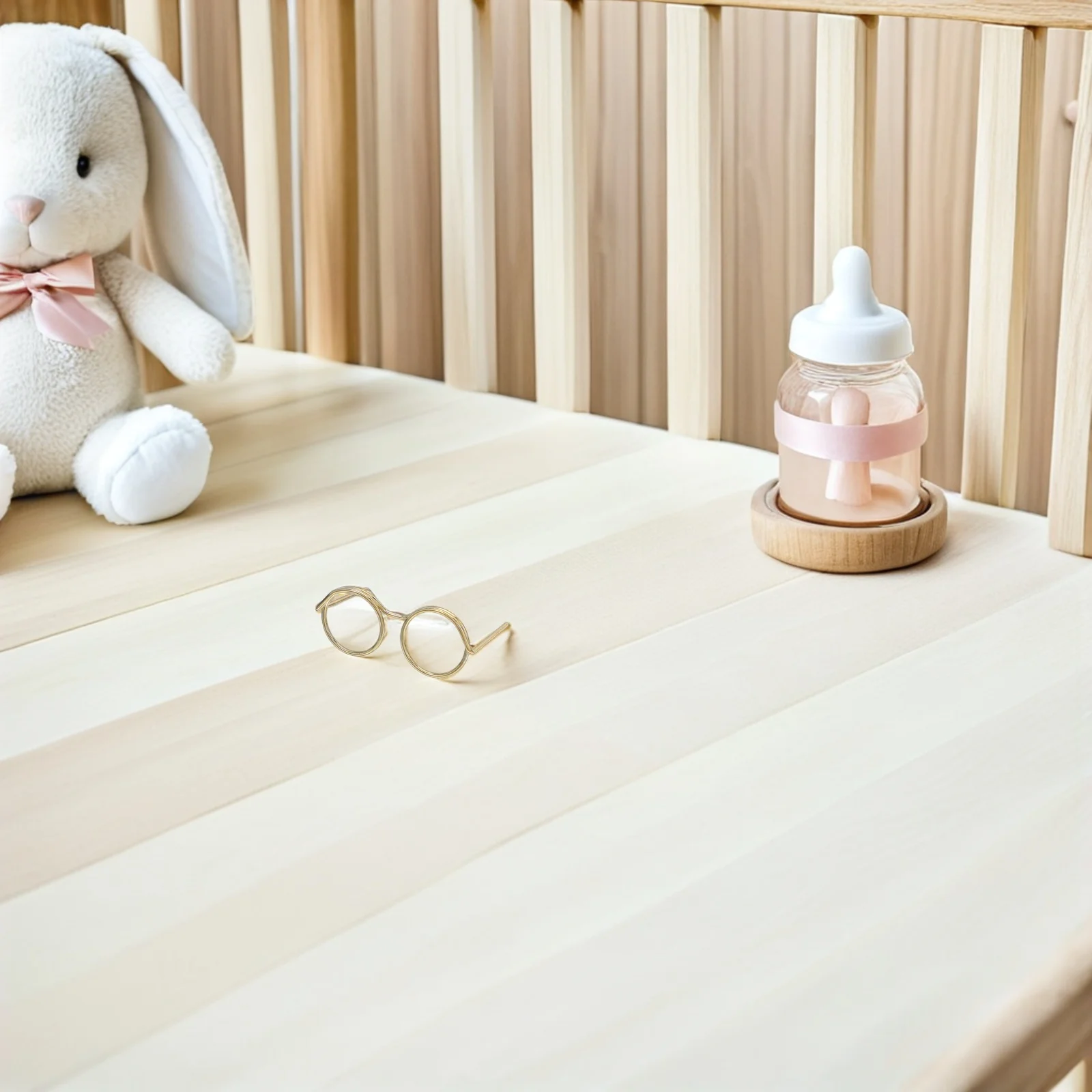 

50Pcs Miniature Eyeglasses for Wire Frame Realistic Tiny Dollhouse Crafts Photo Props Miniature Sunglasses for