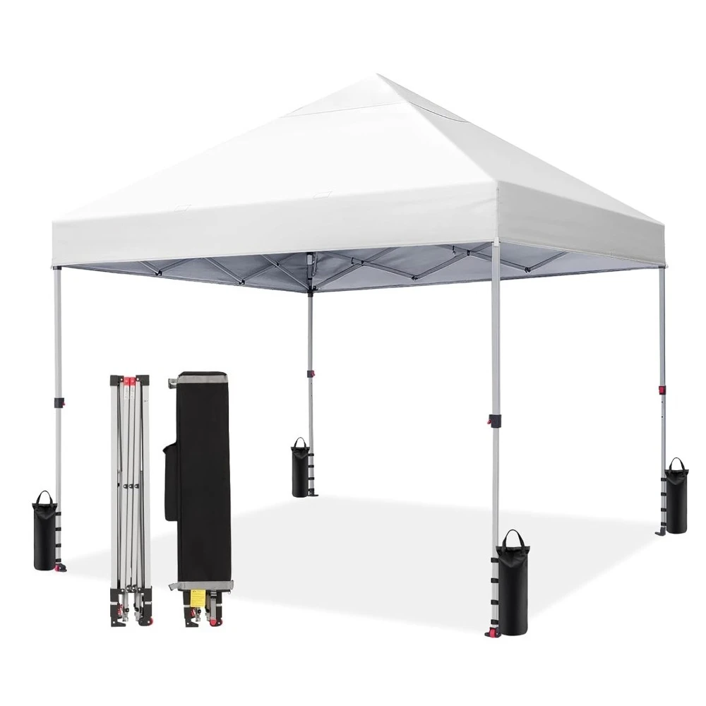 

8x8 Pop Up Canopy, Beach Tent with One Push Setup, Easy Outdoor Sun Shade, Gazebo, Customized