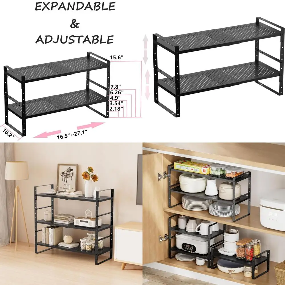 

Space-Efficient Metal Shoe Organizer, High-Capacity, Ideal for Entryways, Closets, Bathrooms - Durable and Sturdy, 2 Packs, Larg
