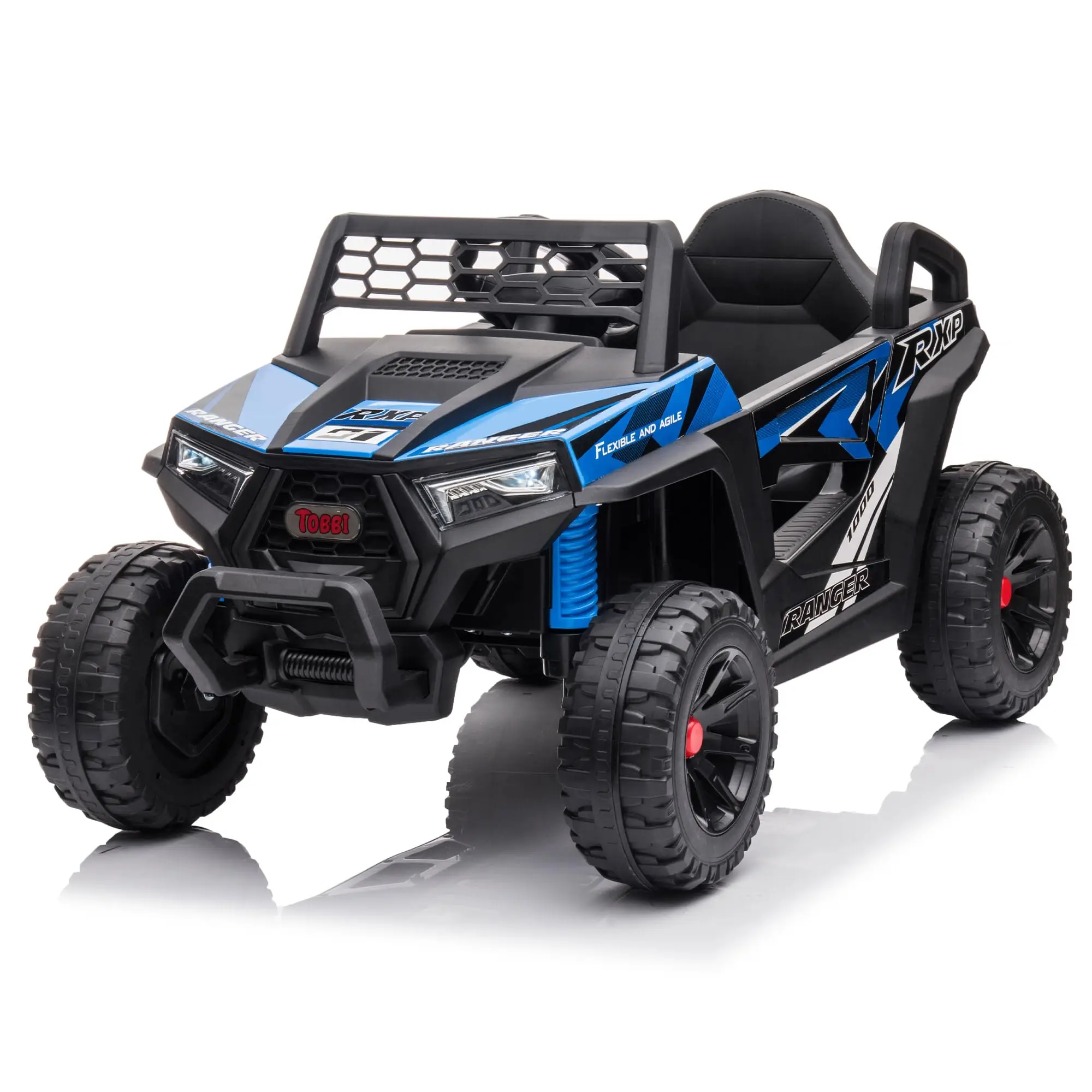 12V Kids Electric Car, Ride On Toy Truck to Drive for Aged 3-6-Blue