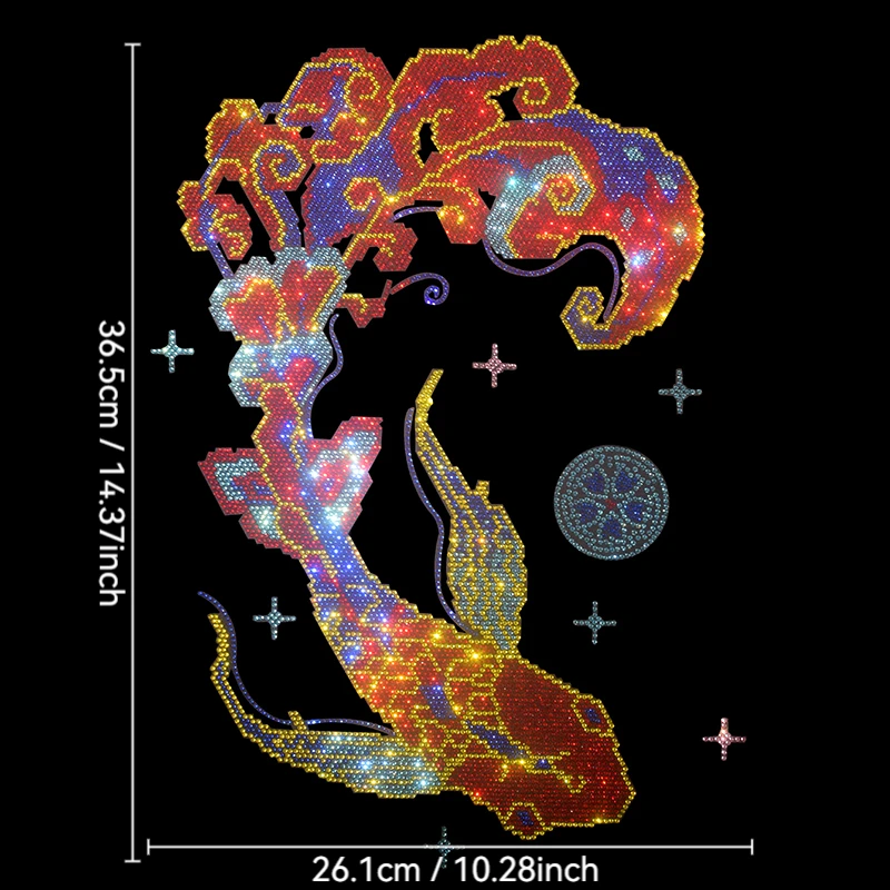 

Высококачественная глажка своими руками с узорами ромбовидной золотой рыбки на футболках, толстовках и джинсовых аксессуарах для одежды.
