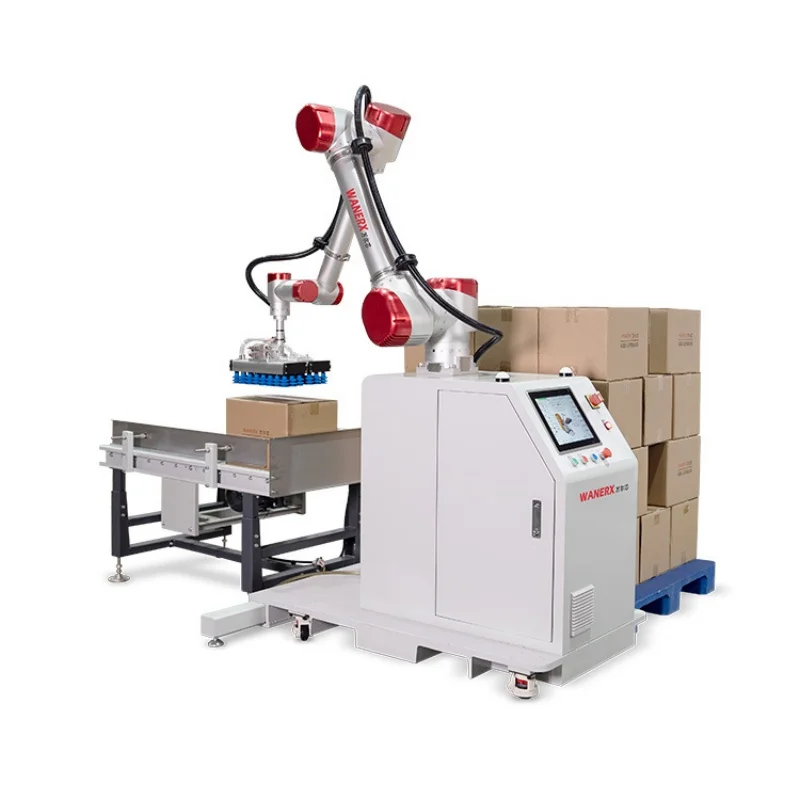 High Capacity 30kg Pneumatic Engine Factory Automatic Carton Stacking Palletizer Collaborative Palletizing Robot