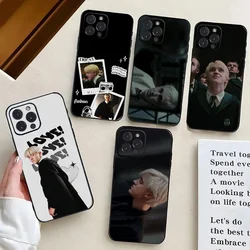 1PC Draco Malfoy Phone Case Silicone Soft For iPhone 16 15 14 13 12 11 X XR Plus Pro Max Plus