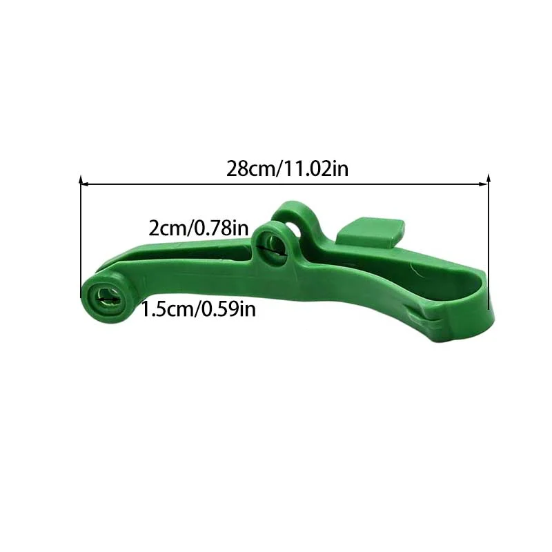 Green chain slider, off-road motorcycle rear rocker arm block, high wear resistant chain carrier, anti drop
