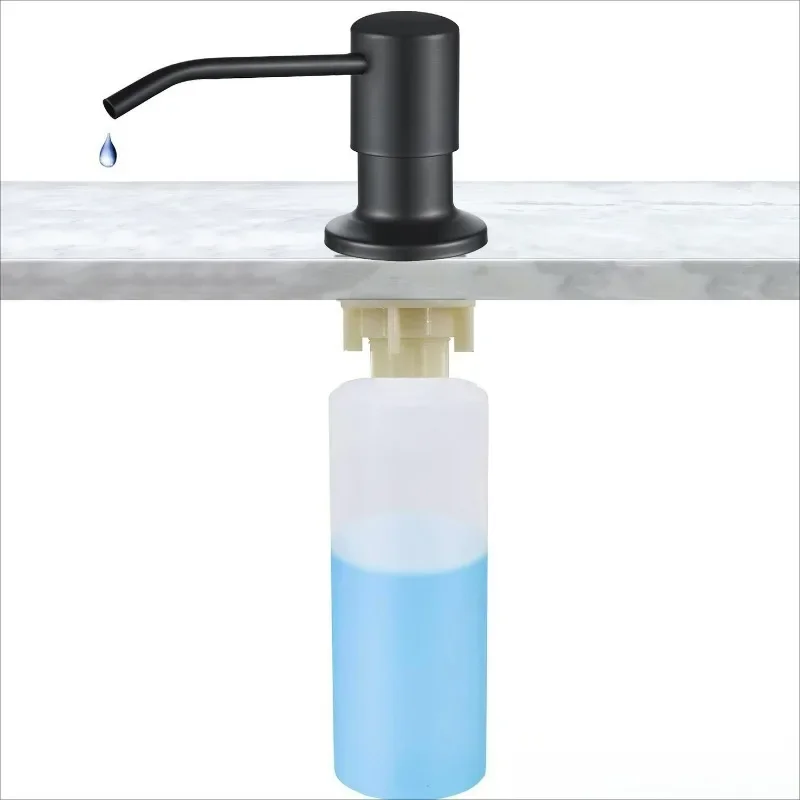 500ml/350ml Practical Kitchen Sink Tools Home Products Bottles Liquid Soap Dispenser Durable Stainless Steel Pump Soap Dispenser