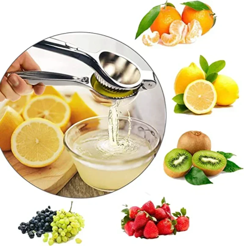 Stainless Steel Juicer Multi Function Portable Fruit Press Lemon Squeezer Orange Juice Press Manual Lemon Clip Fresh Juice Maker image 6
