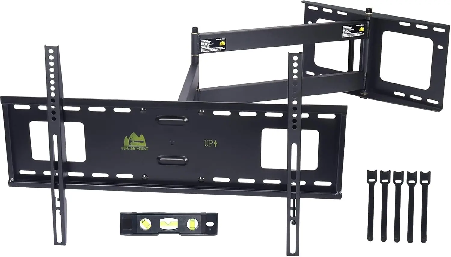 Long Extension Full Motion TV Wall Mount for 42-80 Inch TVs, VESA 600x400mm, Holds up to 110 lbs