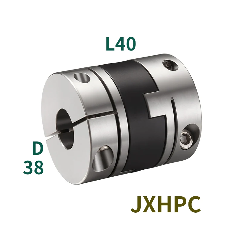 

JXHPCstainless steel D38L40cross slider coupling High precision motor rod aluminum bronze pad adjustment eccentric coupling