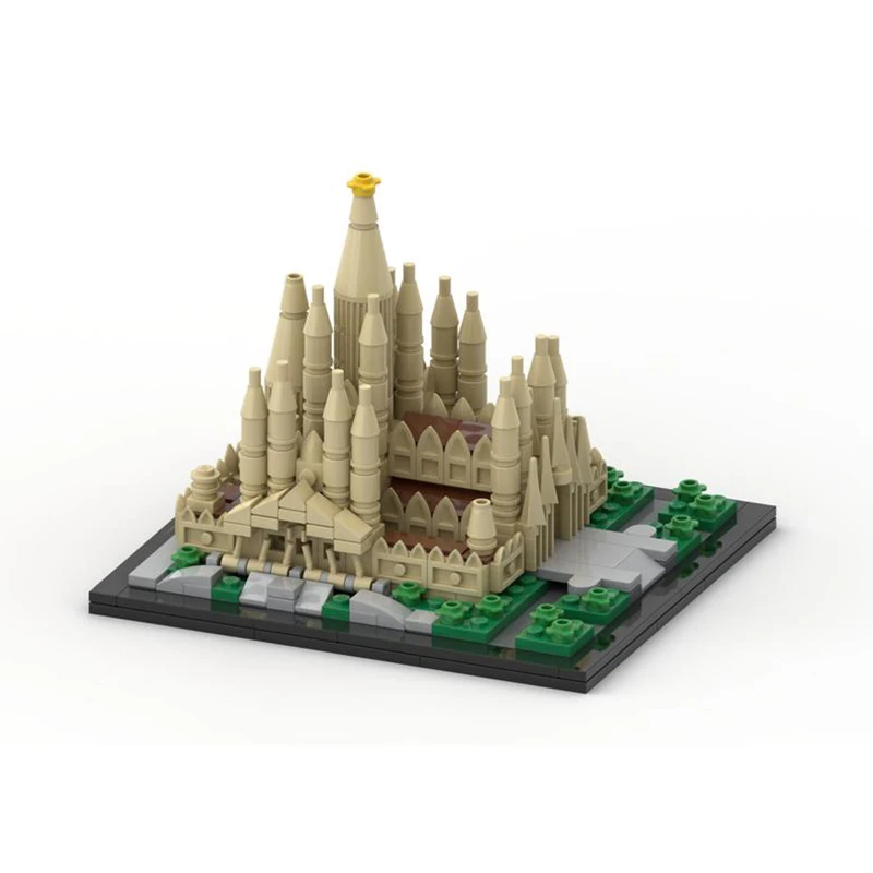 452pcs Basílica I Temple Expiatori De La Sagrada Família Atonement Architecture Building Blocks Classic Model Brick Toys Gift