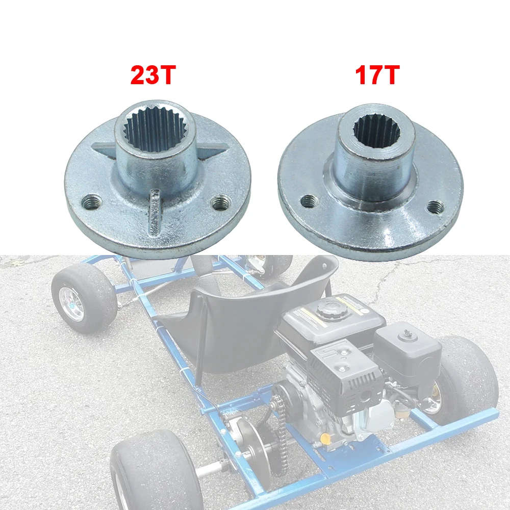 17T/23T rear wheel hub 50mm suitable for DIY China 110cc 168 200F Go Kart Dirt Bike Go Kart ATV UTV Quad Bike Accessories