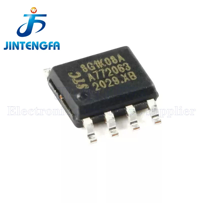 10PCS STC8G1K08A-36I-SOP8 8G1K08A SMD-8 51 Series 1.9V-5.5V 8KB Enhanced 1T 8051 Microcontroller MCU Chip IC