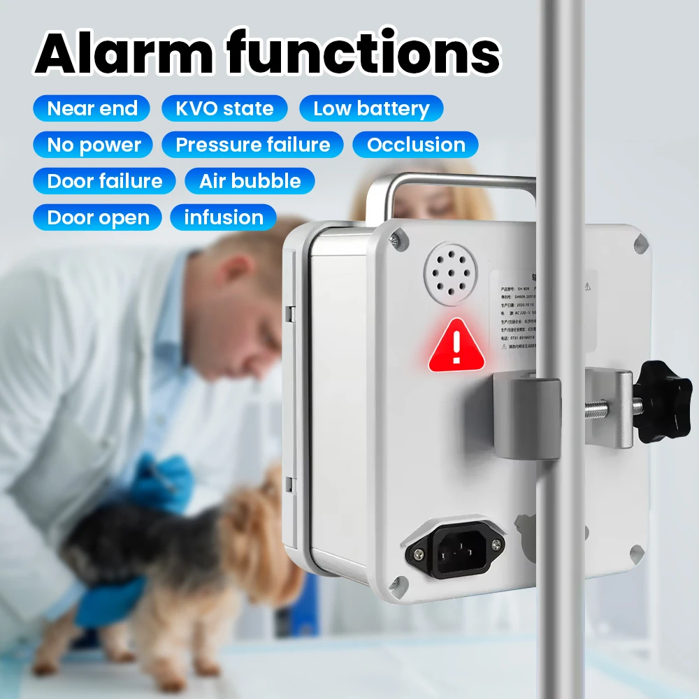 SH-609VET Veterinary Infusion Pump Real-time Alarm Large 3.5