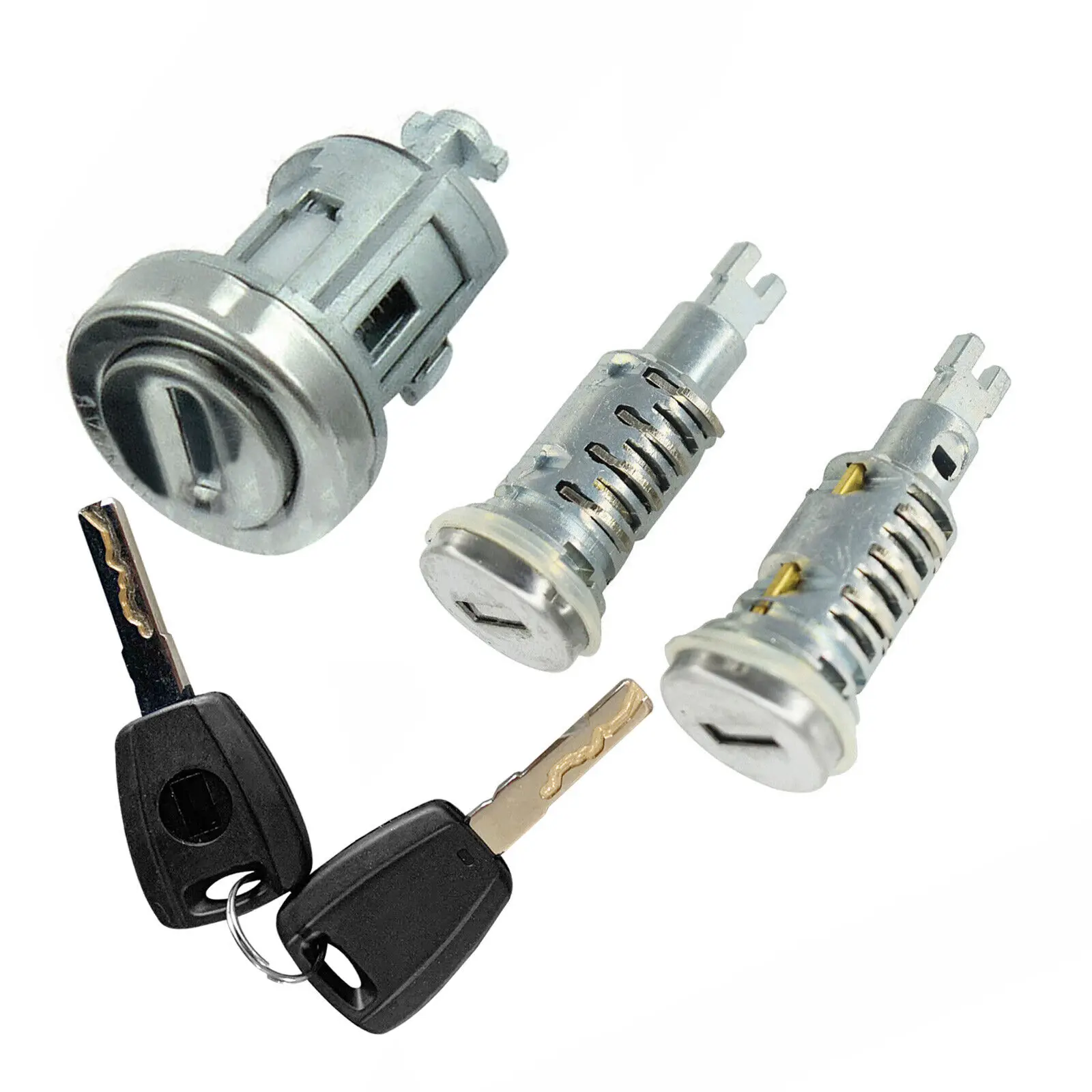 

1set Car Door Lock Ignition Cylinder With 2 Keys For Fiat Ducato Citroen Relay Peugeot Boxer 2006-On Ignition Cylinder Door Lock