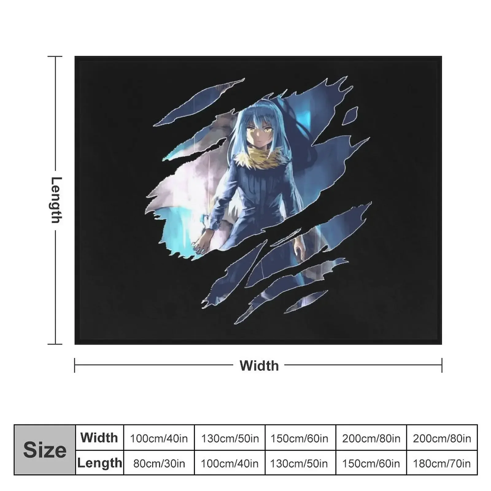 Anime Rimuru Tempest Classic Throw Blanket for babies Polar Multi-Purpose Softest Blankets