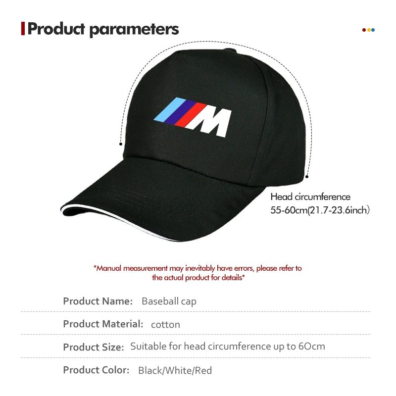 Car Snap Back Cap Female Male Visors Sun Unisex Adjustable Hat For BMW X1 X2 X3 X4 X5 X6 X7 G20 G30 6GT E46 E90 E60 F10 E39