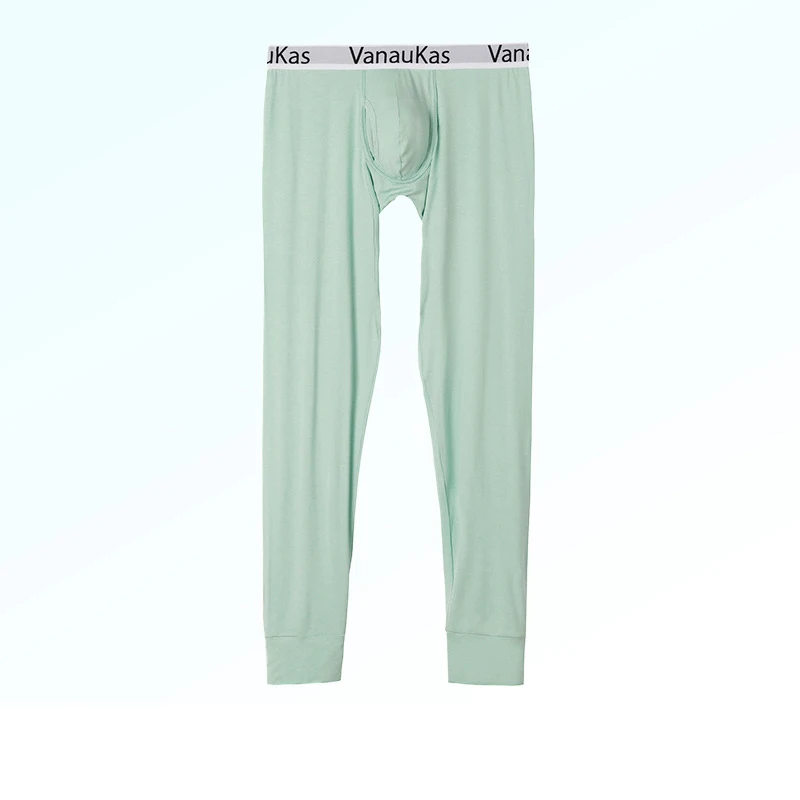 Viscose Thermal Underwear Soft Men Long Johns Autumn And Winter Keeping Warm Thermal Underwear Bottoms Elastic Thermo Long Pants