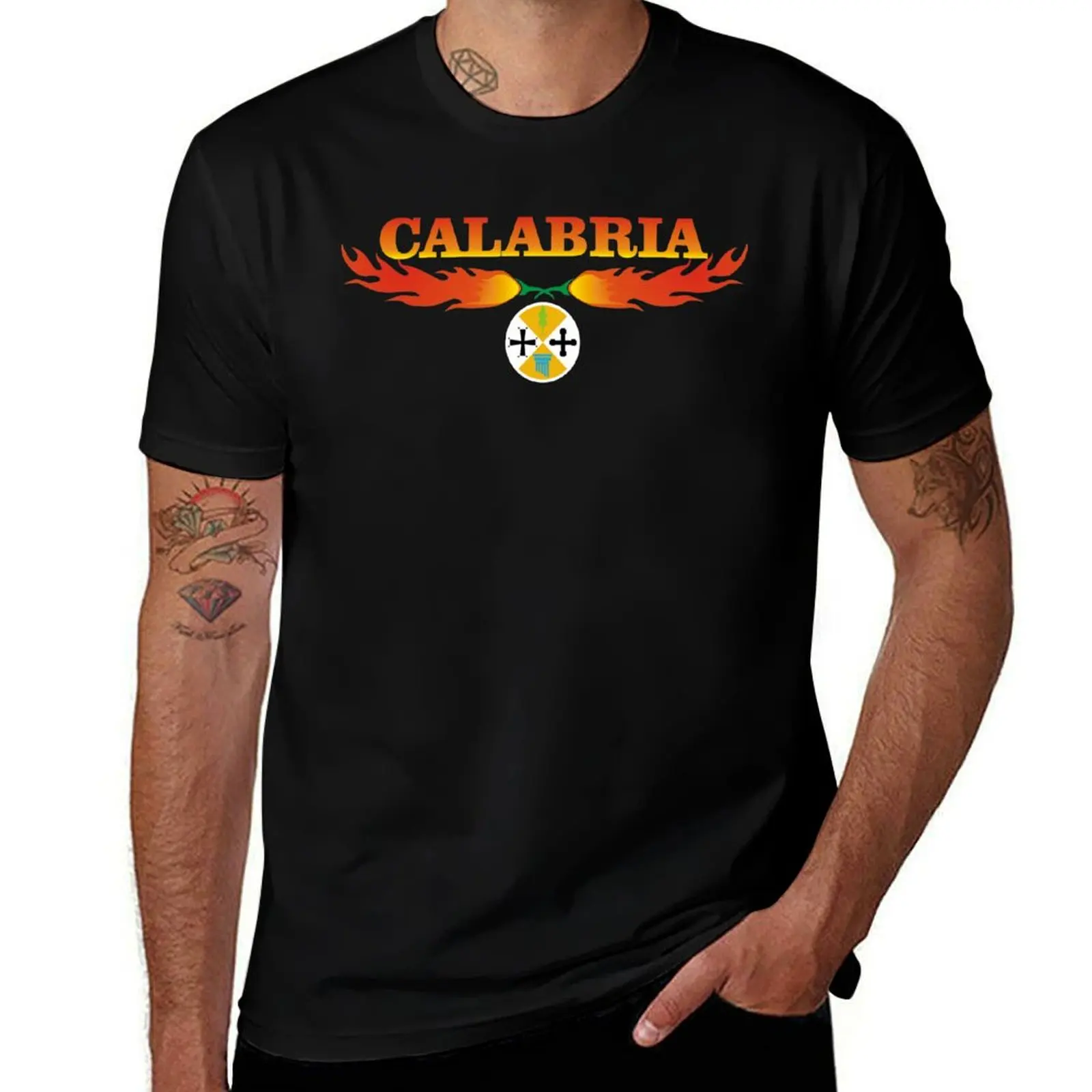 

Calabria hot calabrese T-Shirt t shirts for man graphic tees man t shirt designer T-Shirt