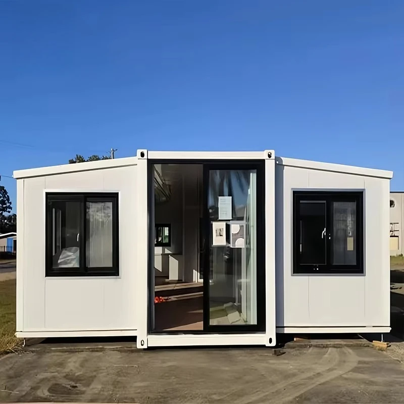 Folding Container Home Collapsible Tiny House Prefab Expandable Portable Modern Breathable Waterproof for Villa Customized