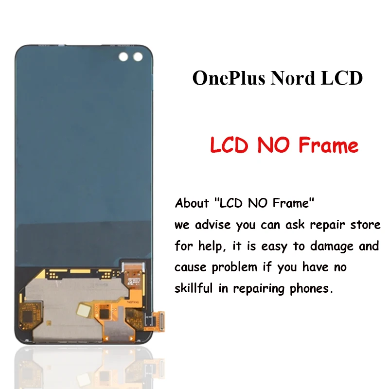 Oled For OnePlus Nord LCD Display AC2001 AC2003 LCD display Touch Screen Digitizer Panel Assembly for oneplus 8Z LCD