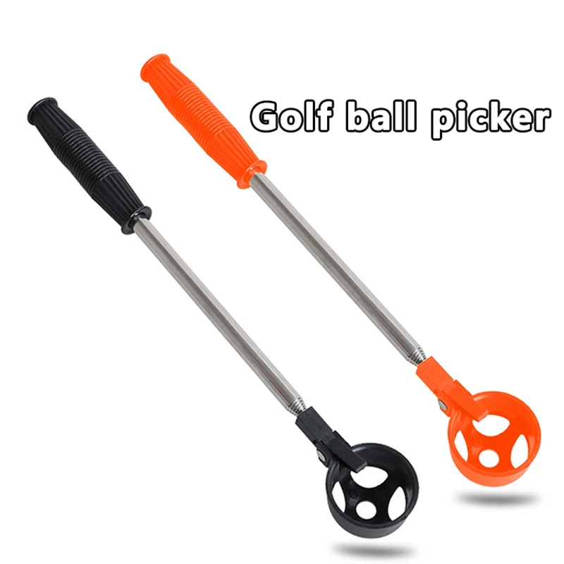 Golf Ball Picker Stainless Steel Telescopic Ball Picker Ball Picker Course Supplies Golf Accessories Multi-color Optional