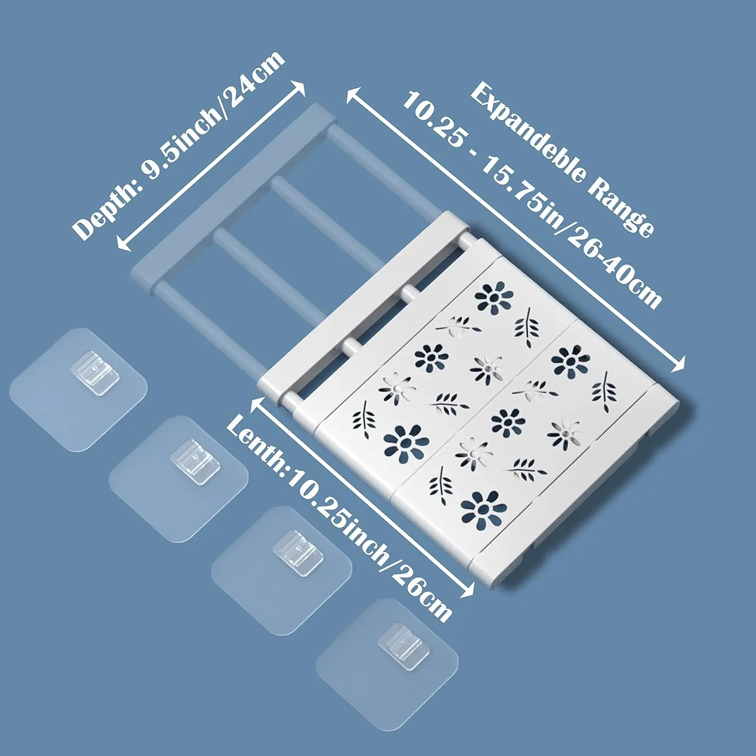 Adjustable Metal Locker Shelf Organizer for Small Spaces, Easy Installation No Tools Needed