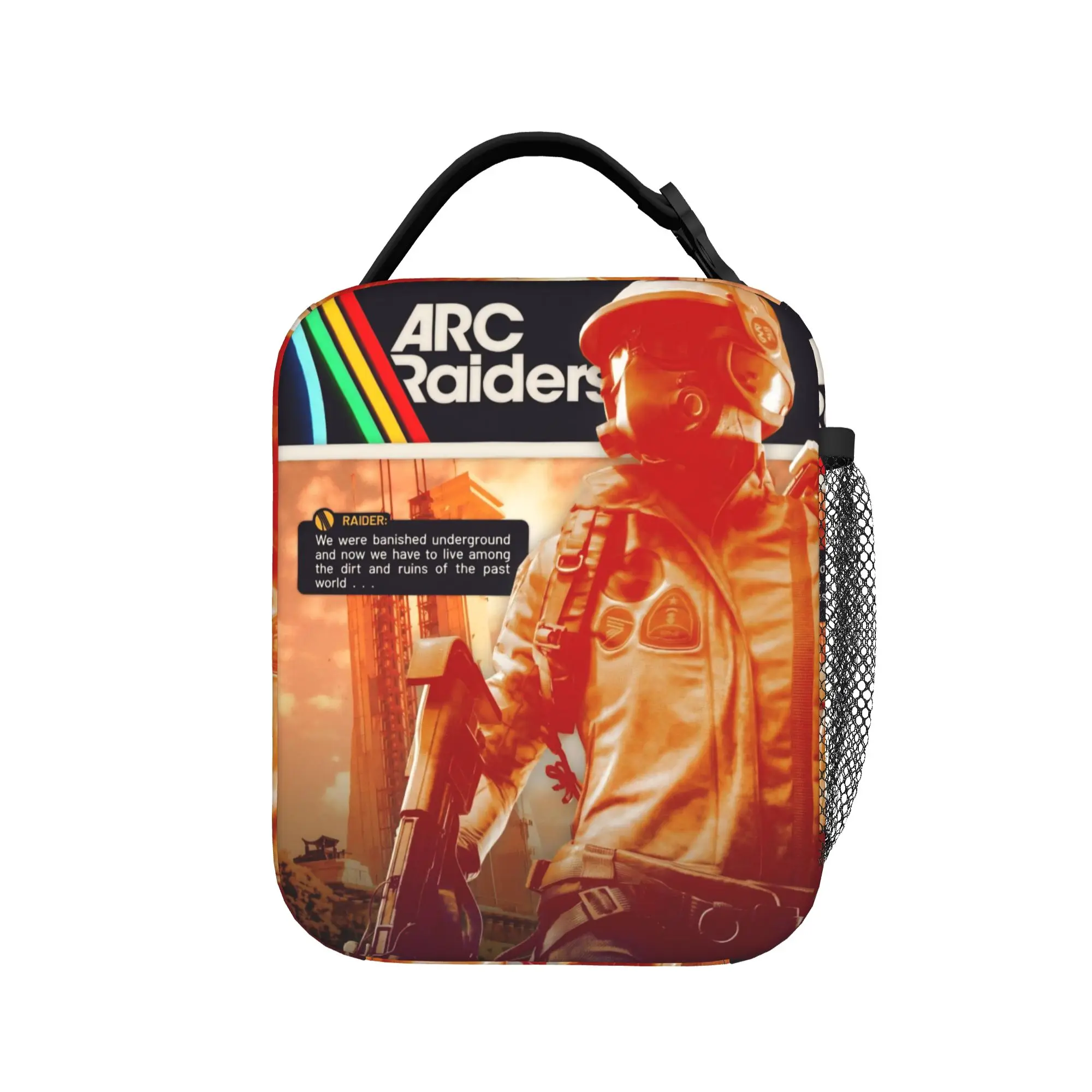 ARC Raiders Insulated Lunch Bags Thermal Bag Reusable,Lunch Container Gaming High Capacity Lunch Box Tote Food Storage Bags