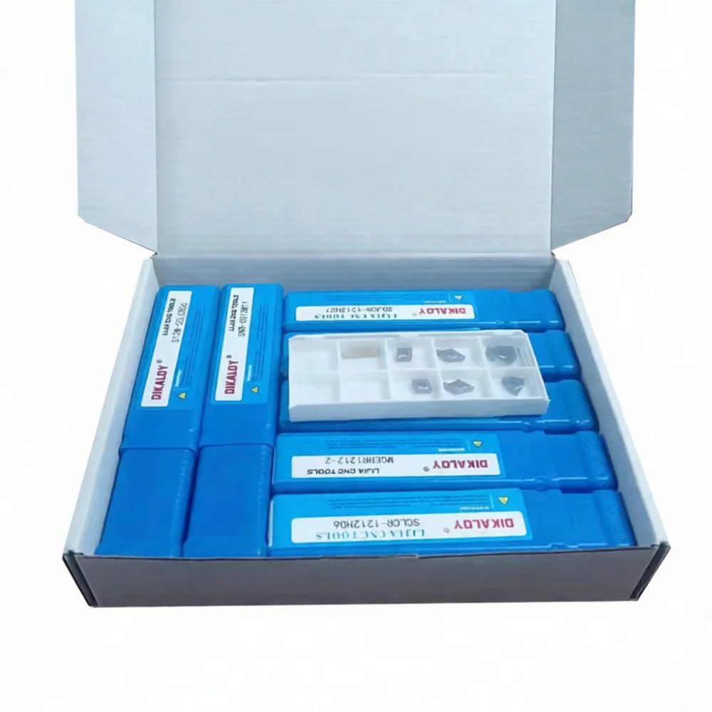 Lathe Turning Cutter Set Carbide Inserts Indexable Holder Boring Bar Metalworking Tools For DIKALOY Industrial Lathes