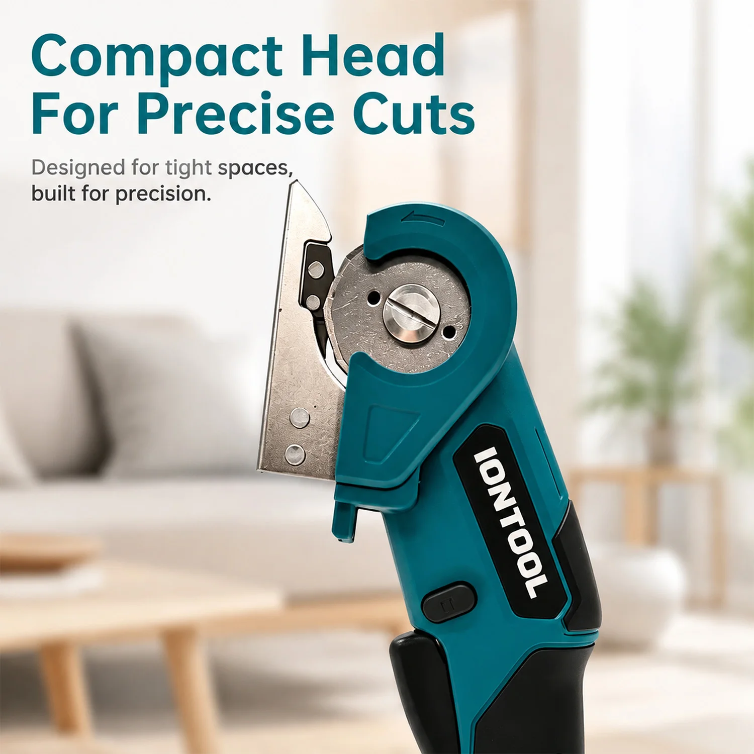 IONTOOL 80W Cordless Carpet Scissors Handheld Electric Cutter for Carpet Flooring Installation and Trimming Tool Only