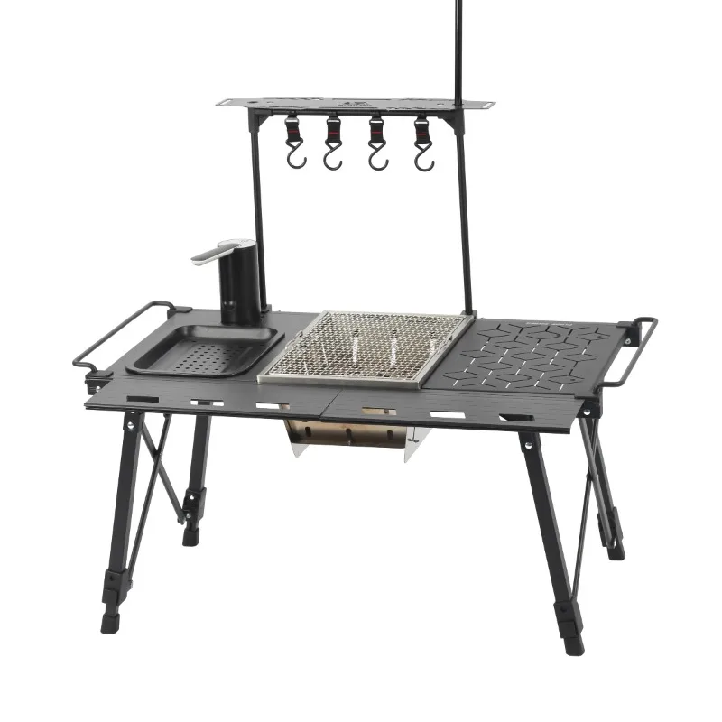 Outdoor Equipment Multifunctional Height Adjustable Roll Up Aluminum Lightweight Portable Foldable