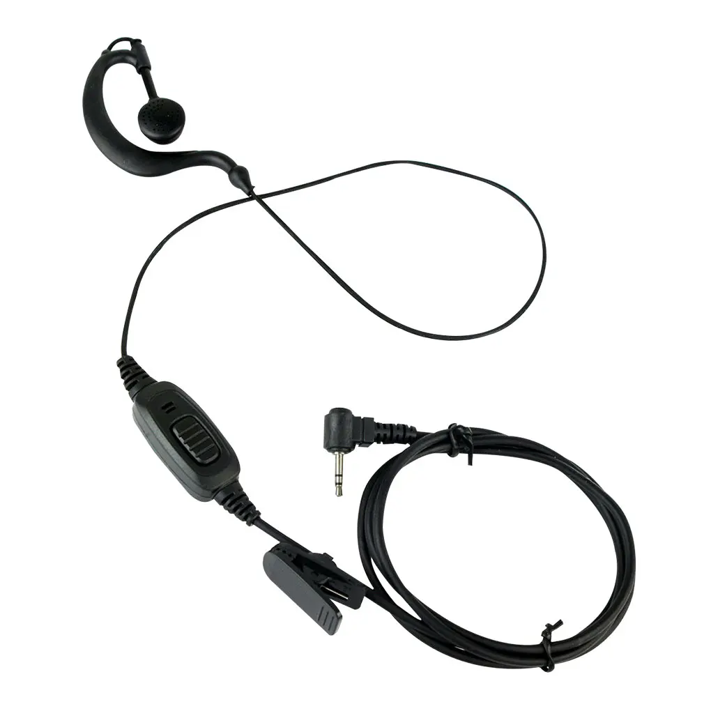 2 5Mm Audio Interface Oortelefoon Walkie Talkie Headset Ptt Mic Vervanging Voor Hyt Motorola Radio