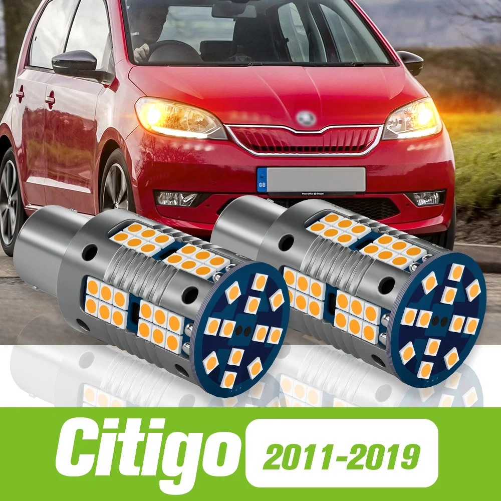 

2pcs For Skoda Citigo Citigo-e 2011-2019 LED Turn Signal Light Turning Lamp 2012 2013 2014 2015 2016 2017 2018 Accessories