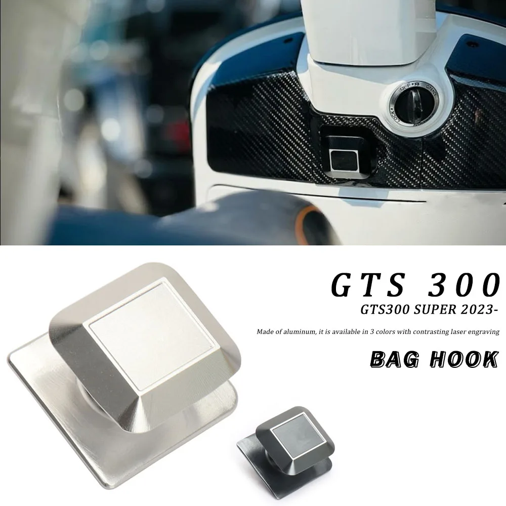 

New Motorcycle gts300 GTS 300 SUPER Helmet Hook Luggage Bag Hook Gadget Glove Hooks For Vespa GTS300 Super Gts300 2023 2024